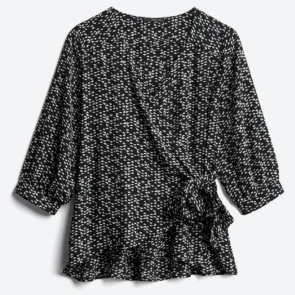 West Kei Saffron Side Tie Blouse